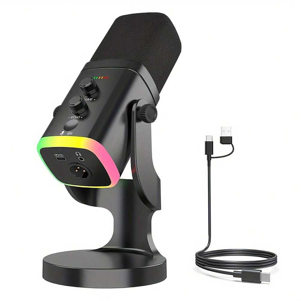 Pc Gaming Youtube - 스트리밍 및 게임용 XLR/USB 다이나믹 마이크,