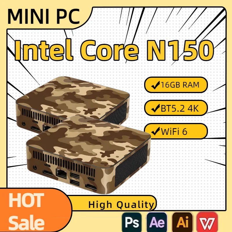 컴팩트 미니 PC 인텔 N150 미니 PC 컴퓨터 16 - Pc Gaming Compact 리뷰 및 가격