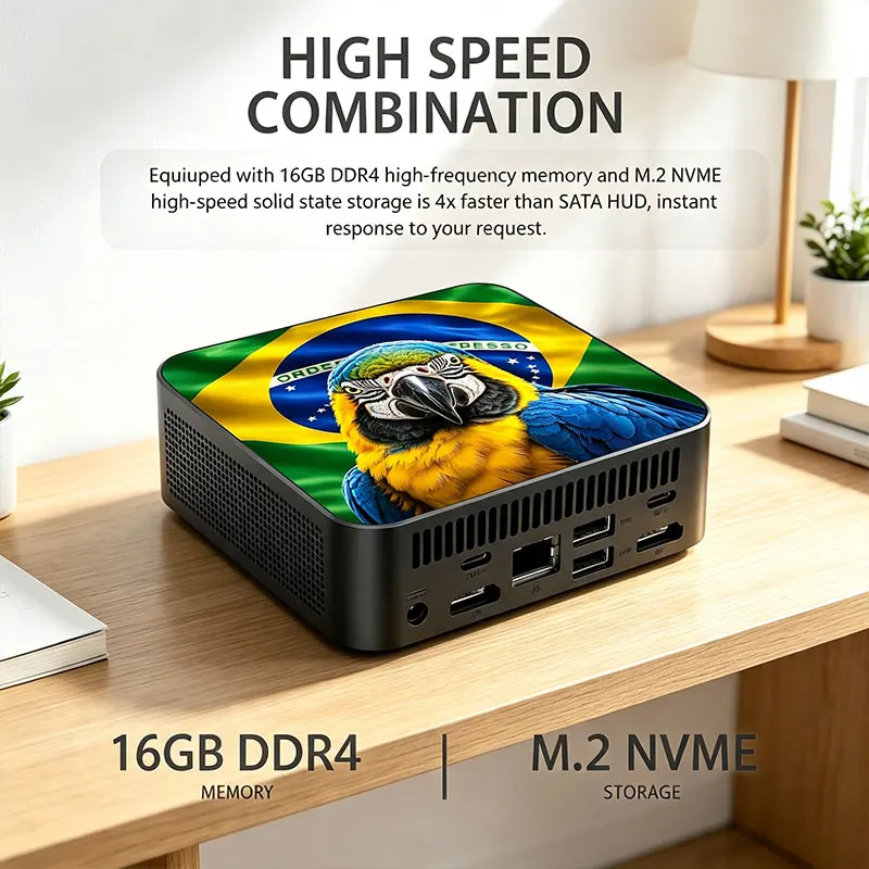 뉴멕시코 브라질 국기 미니 PC 인텔 코어 N95 16 - Pc Gaming Compact 리뷰 및 가격